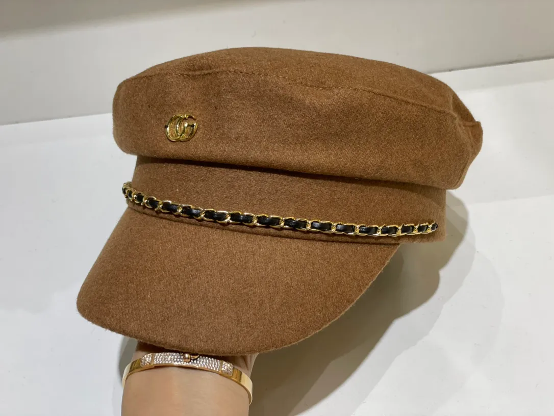 Special P80💛 Comes with dust bag [GUCCI Gucci] 2021 autumn and winter new wool big-name military hat, new model is on the shelves, super easy to match, hurry up and get it
