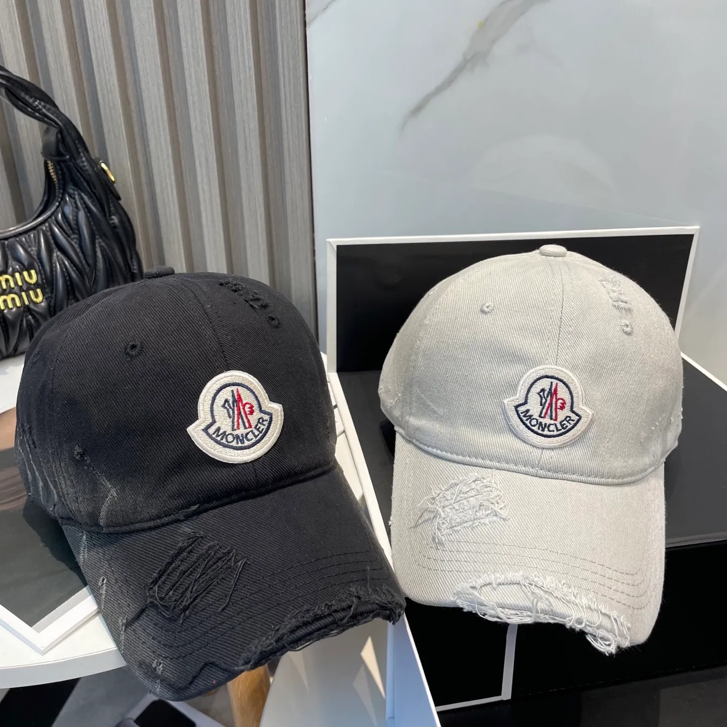 P50 new spring/summer MONCLER baseball cap with mouth, suitable for young and fashionable people, with strong visual effect, three-dimensional letters, good-looking and high-quality!