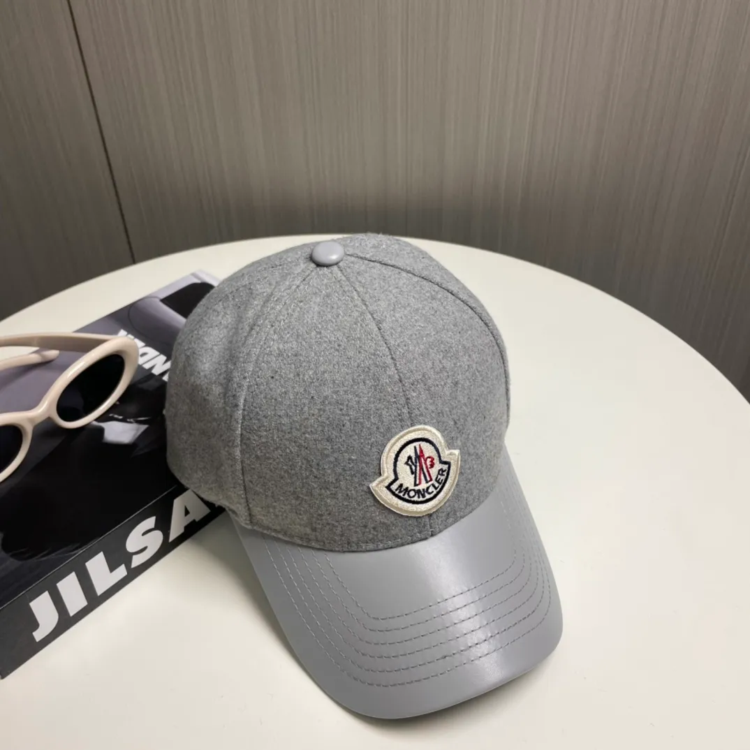 P66 MONCLER new wool baseball cap for autumn and winter, suitable for young and fashionable people, with strong visual effect, three-dimensional letters, good-looking and high-quality!