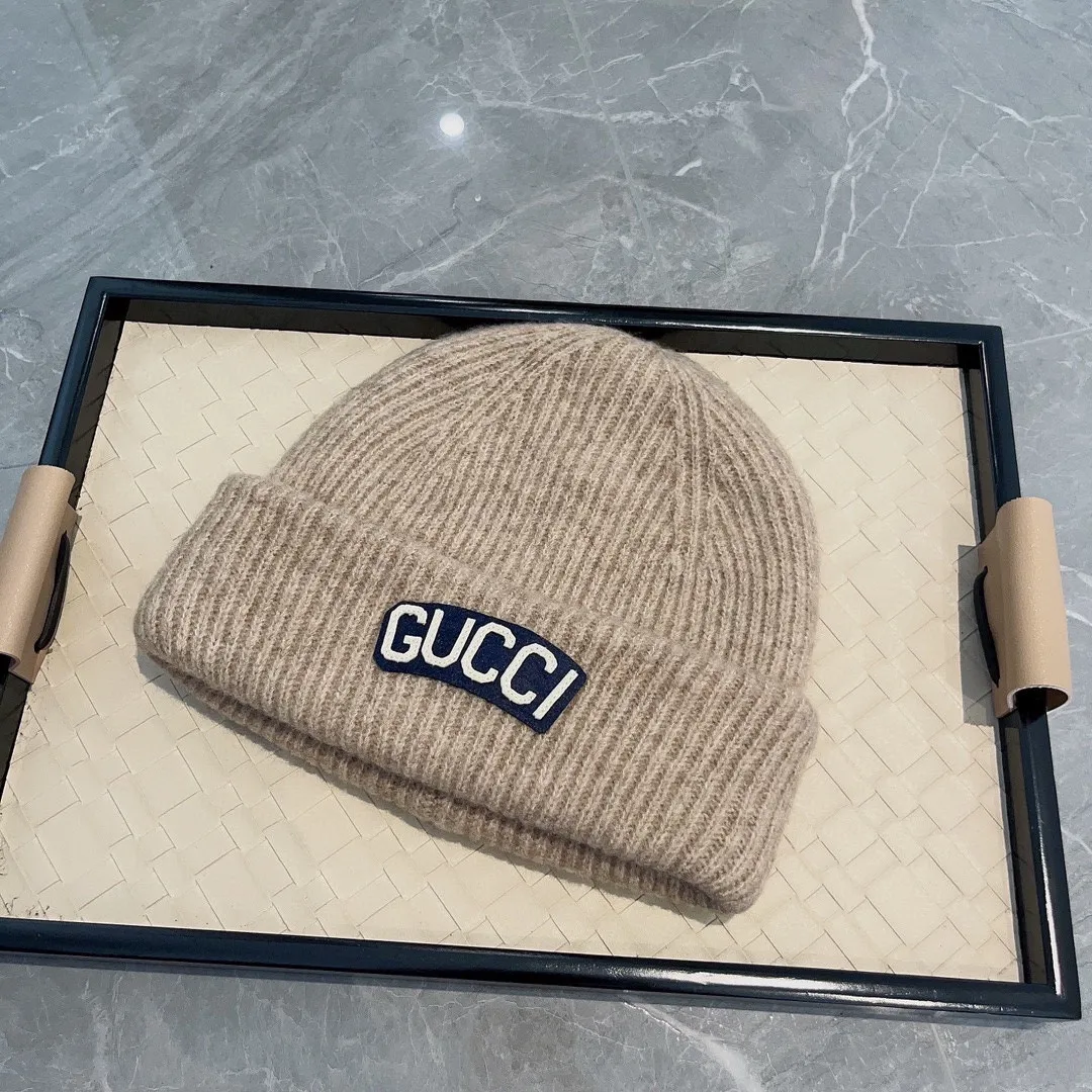 Gucci Gucci new autumn and winter woolen hat, wool fabric, same style for men and women