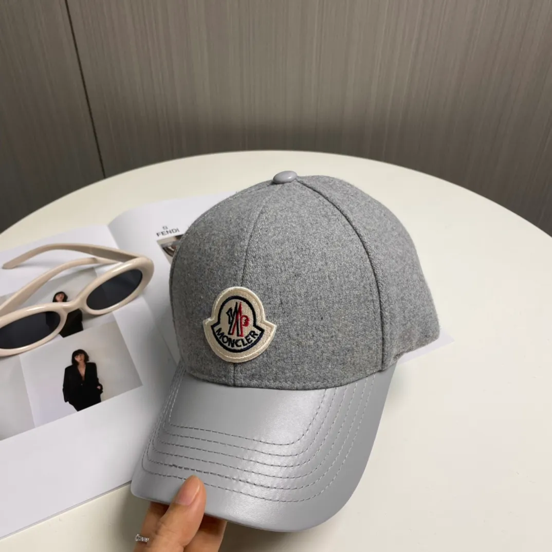 P70 MONCLER new autumn and winter wool baseball cap with mouth, suitable for young and fashionable people, with strong visual effect, three-dimensional letters, good-looking and high-quality!
