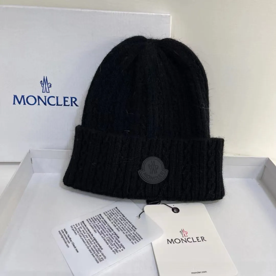 Cabbage price Moncler muzzle rabbit fur knitted hat