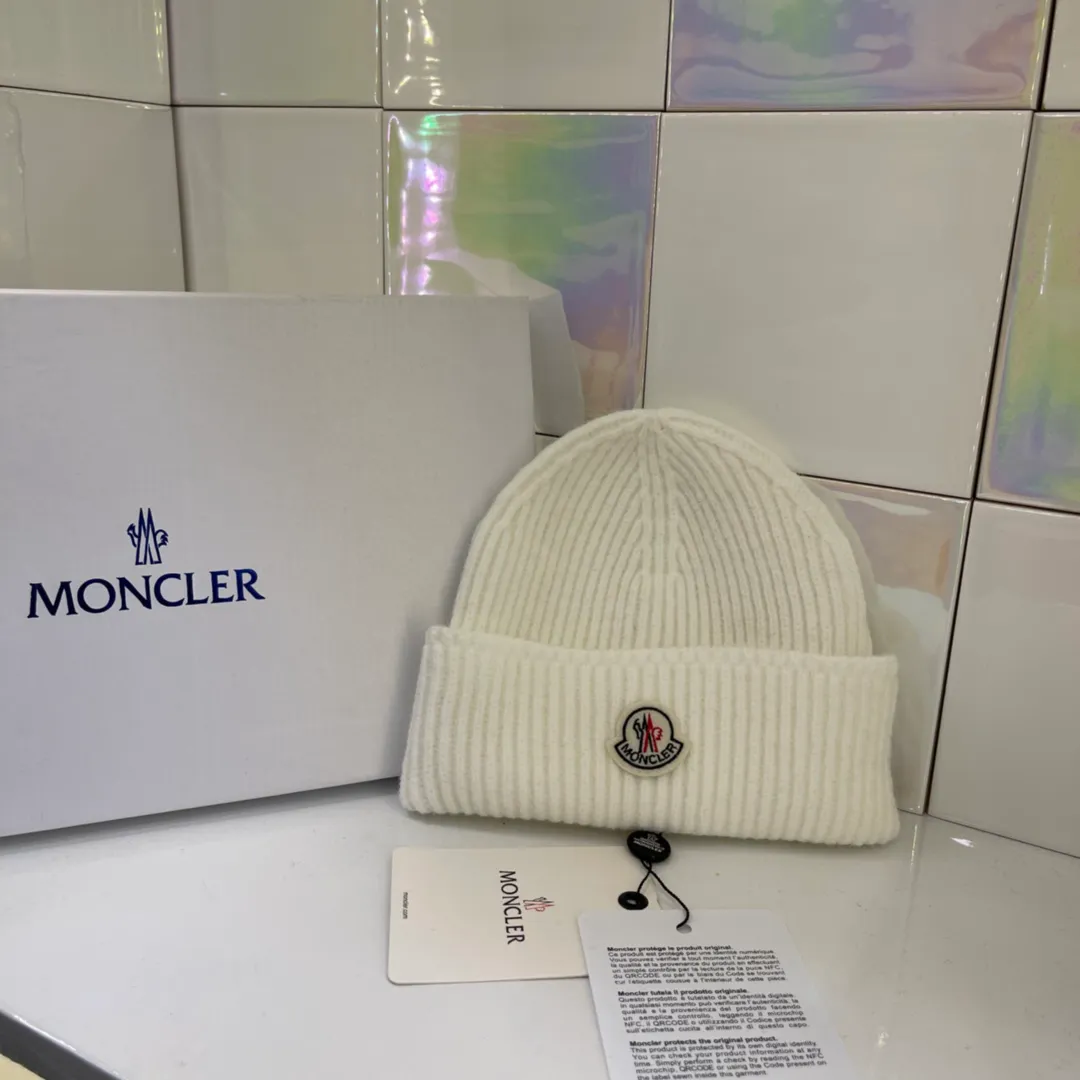 MONCLER Mouth Knitted Hat Macaron Color Super Healing Drops Every Color Looks Good❤️