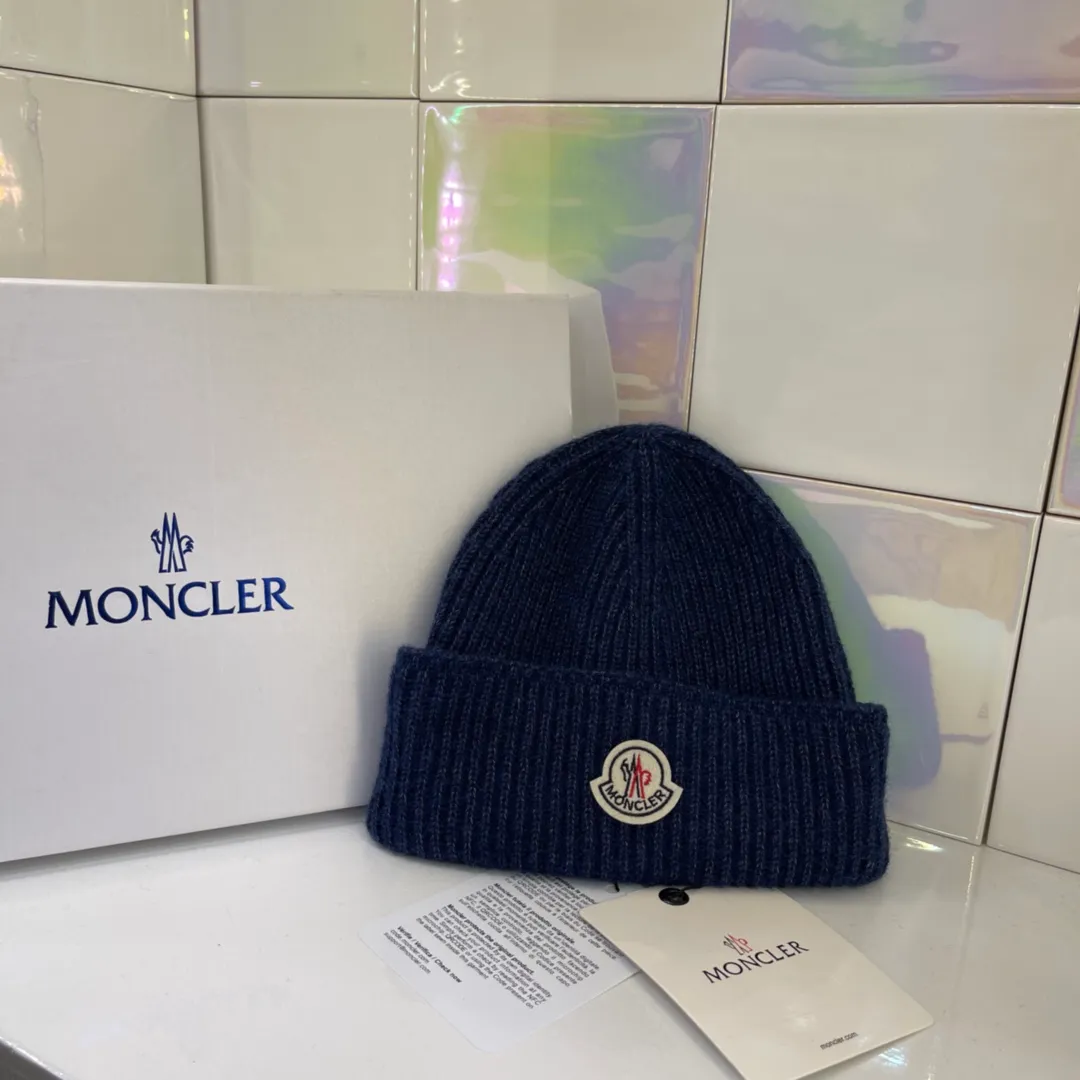 MONCLER Mouth Knitted Hat Macaron Color Super Healing Drops Every Color Looks Good❤️