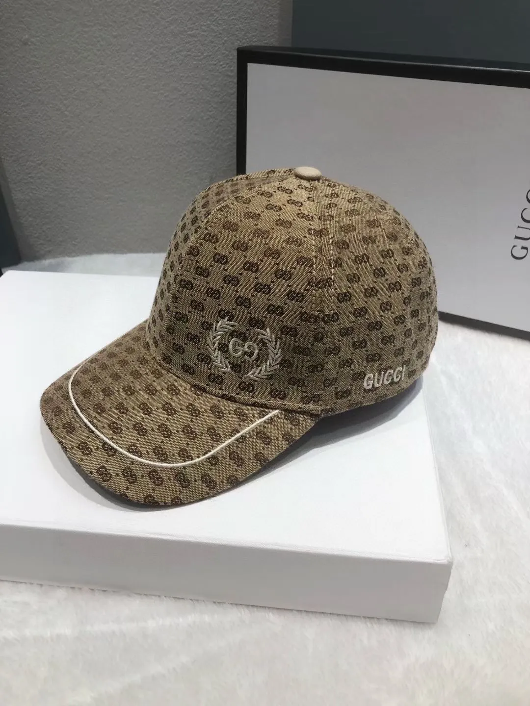 Special P60💛 Comes with dust bag [GUCCI Gucci] 2022 autumn and winter new pattern simple baseball cap, new model shipped, big brand model is super easy to match, hurry up and get it!
