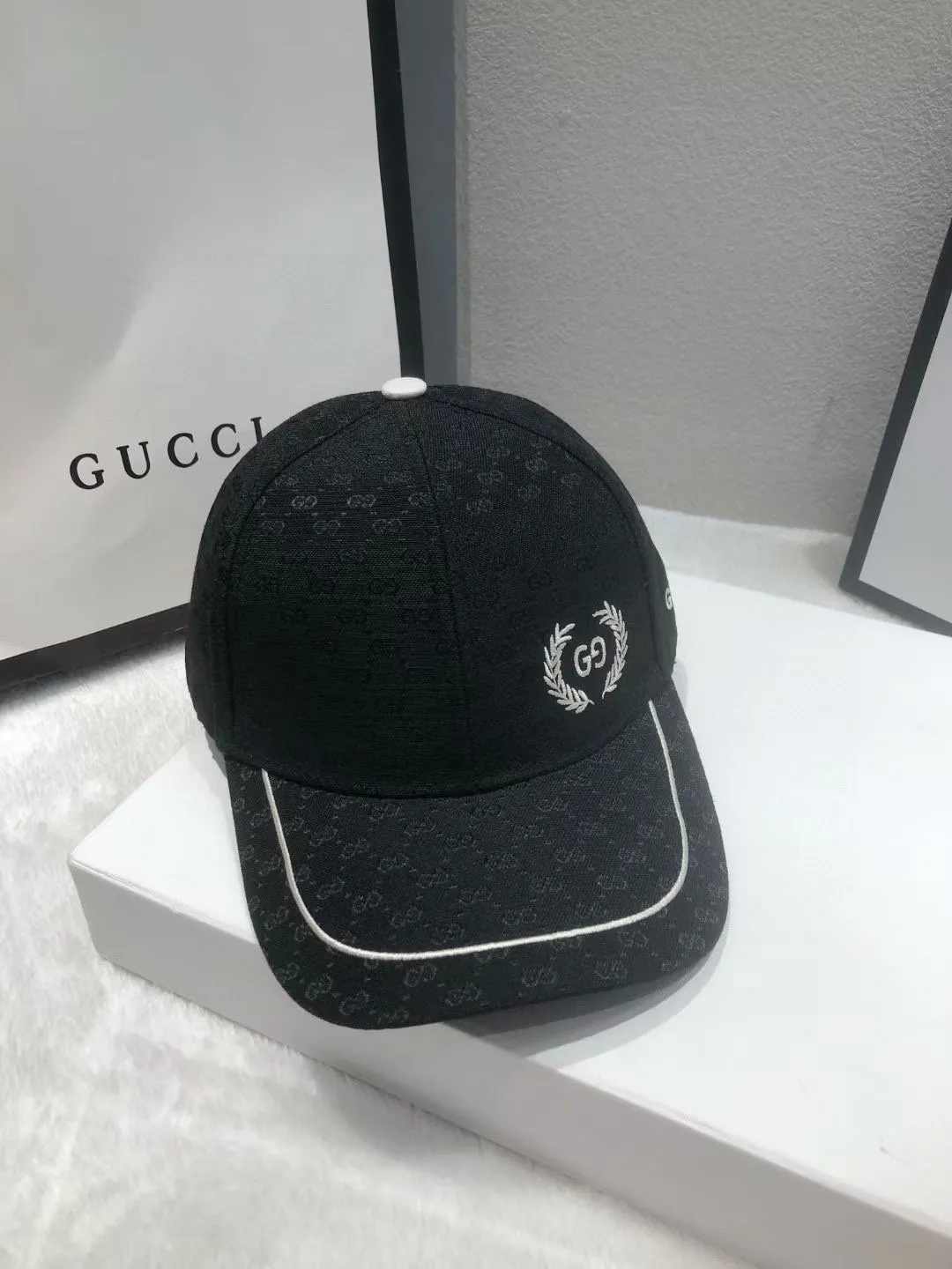 Special P60💛 Comes with dust bag [GUCCI Gucci] 2022 autumn and winter new pattern simple baseball cap, new model shipped, big brand model is super easy to match, hurry up and get it!