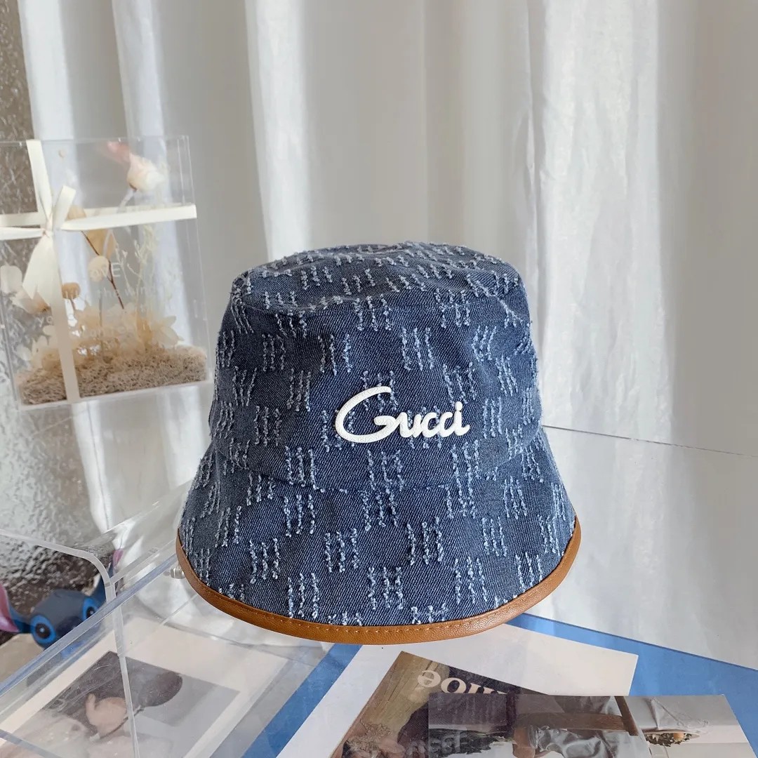P80 Gucci 21 autumn and winter denim logo bucket hat Fashionable ripped retro denim is back online, and the old lady is still very good! This year’s pretty little actress!