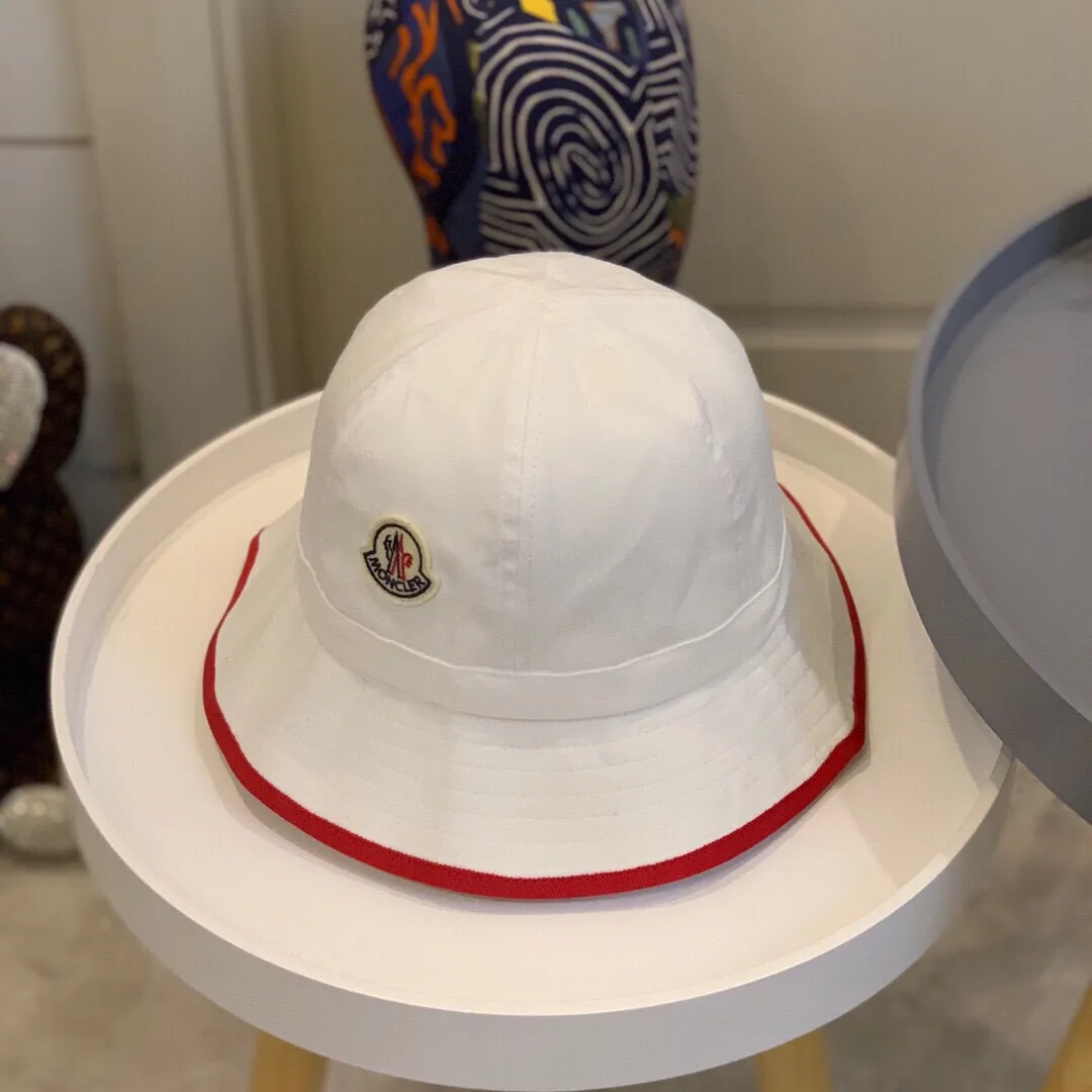 P80 Moncler classic original bucket hat, classic and popular style, original canvas fabric, pure cotton lining, light and breathable! Excellent quality, basic head circumference 56
