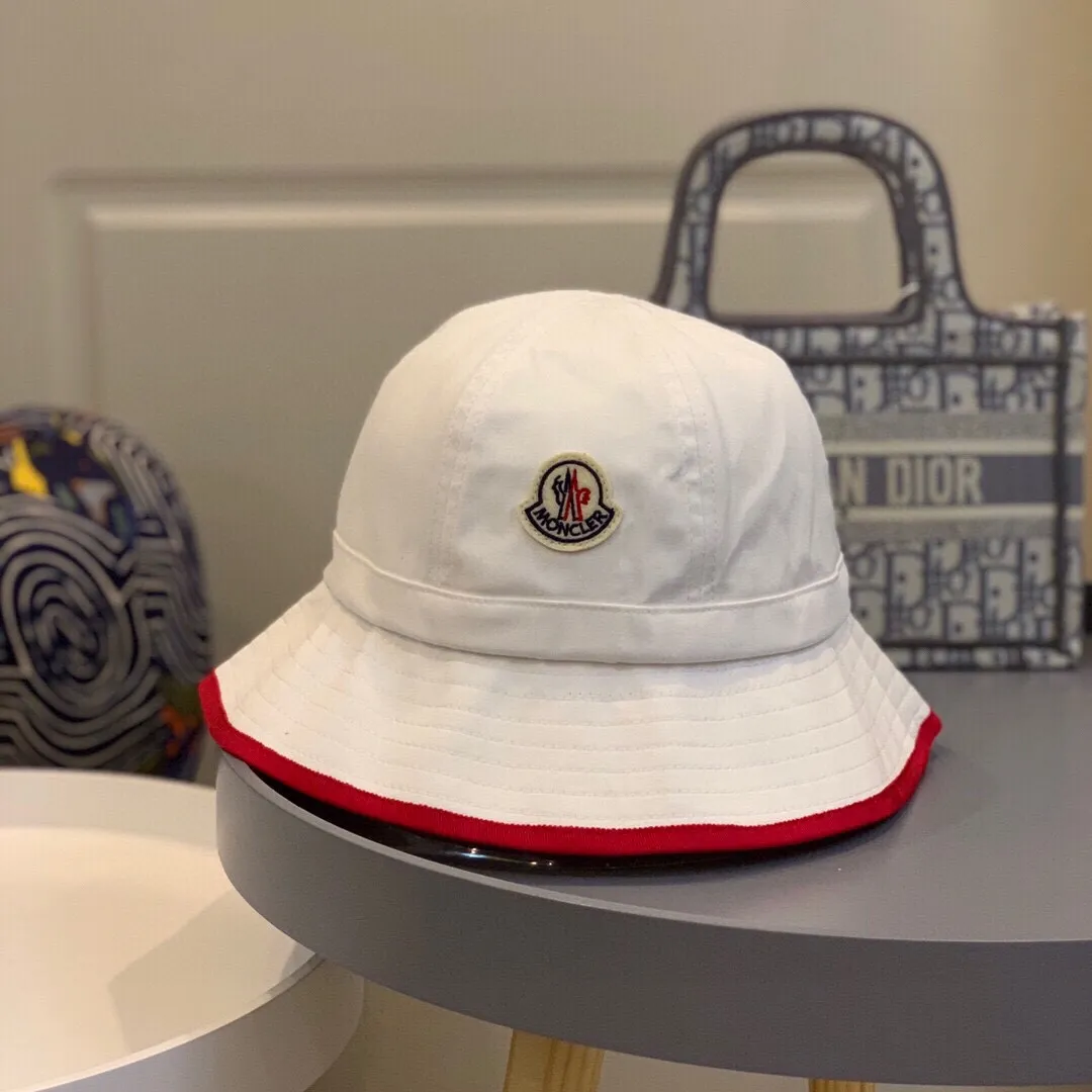P80 Moncler classic original bucket hat, classic and popular style, original canvas fabric, pure cotton lining, light and breathable! Excellent quality, basic head circumference 56