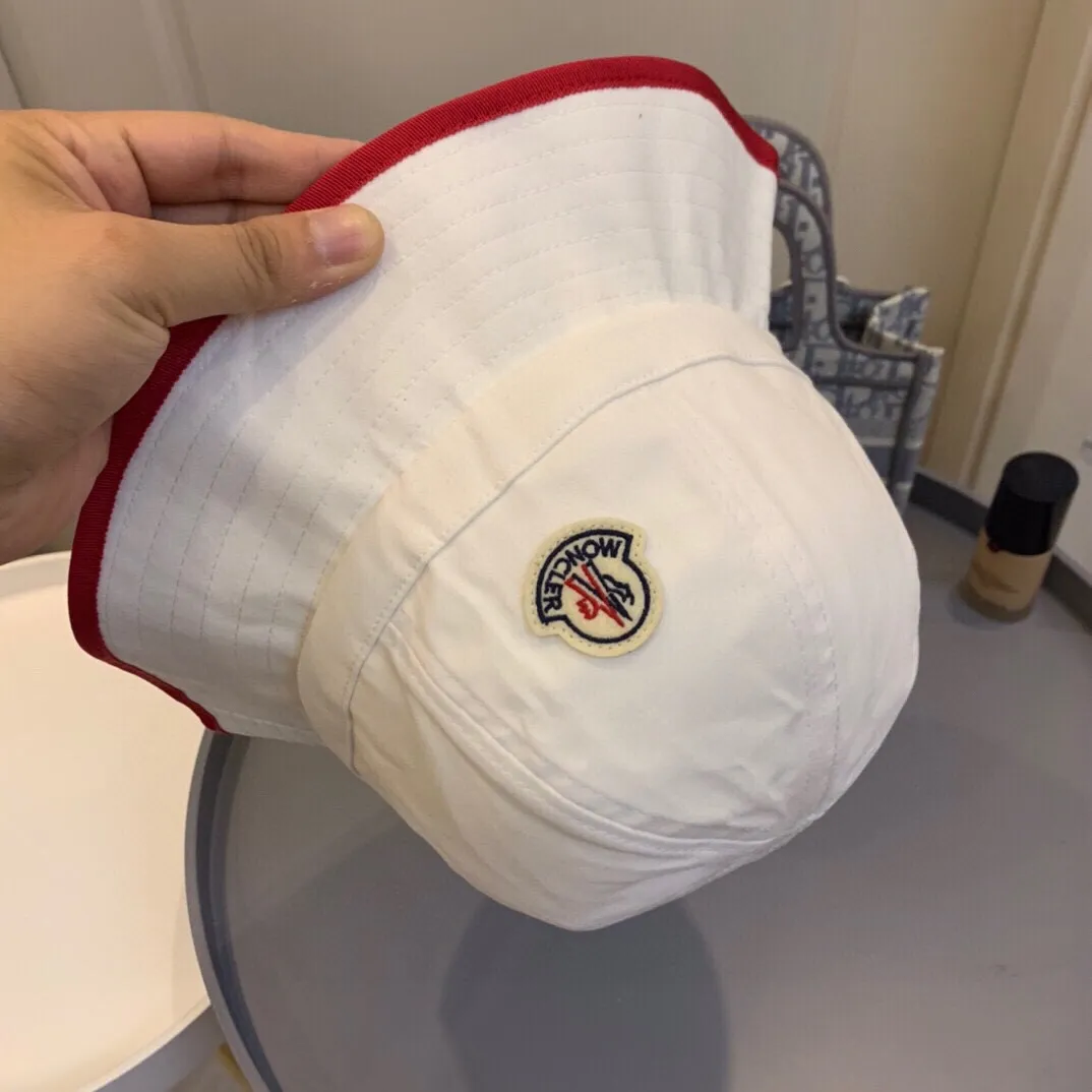 P80 Moncler classic original bucket hat, classic and popular style, original canvas fabric, pure cotton lining, light and breathable! Excellent quality, basic head circumference 56