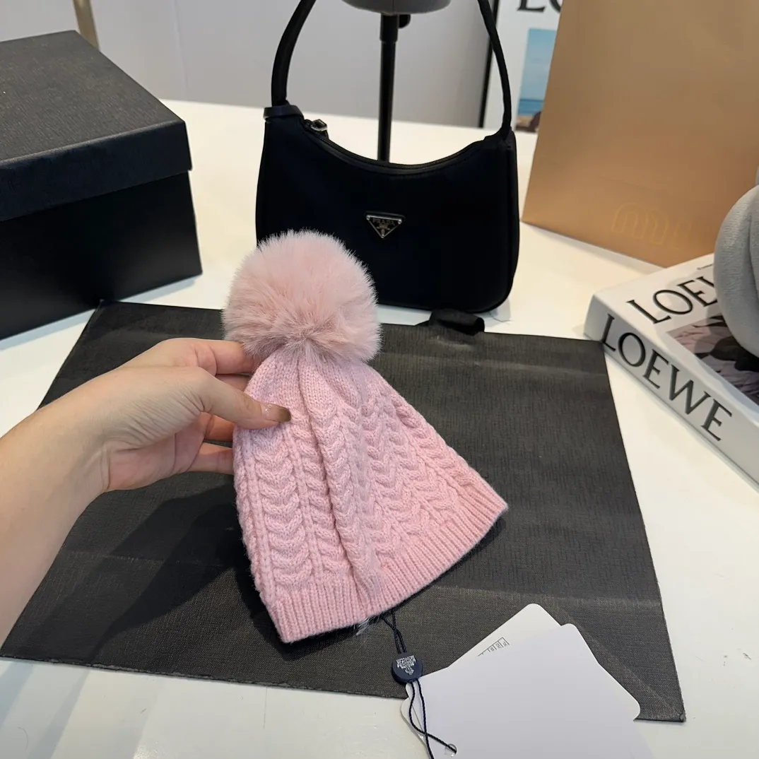 P50 MONCLER2024 children's new knitted wool warm hat