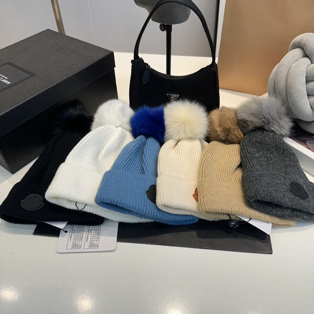 P70 MONCLER2024 new knitted wool ear protection warm hat, order now