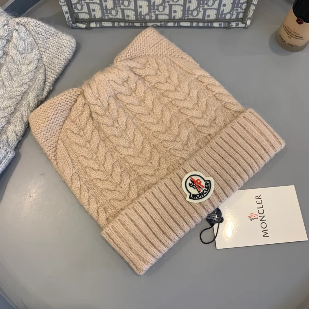 p80 [MONCLER Mouth Mouth] 2020 autumn and winter counter knitted woolen hat, super popular and first-class texture, very easy to match when going out!