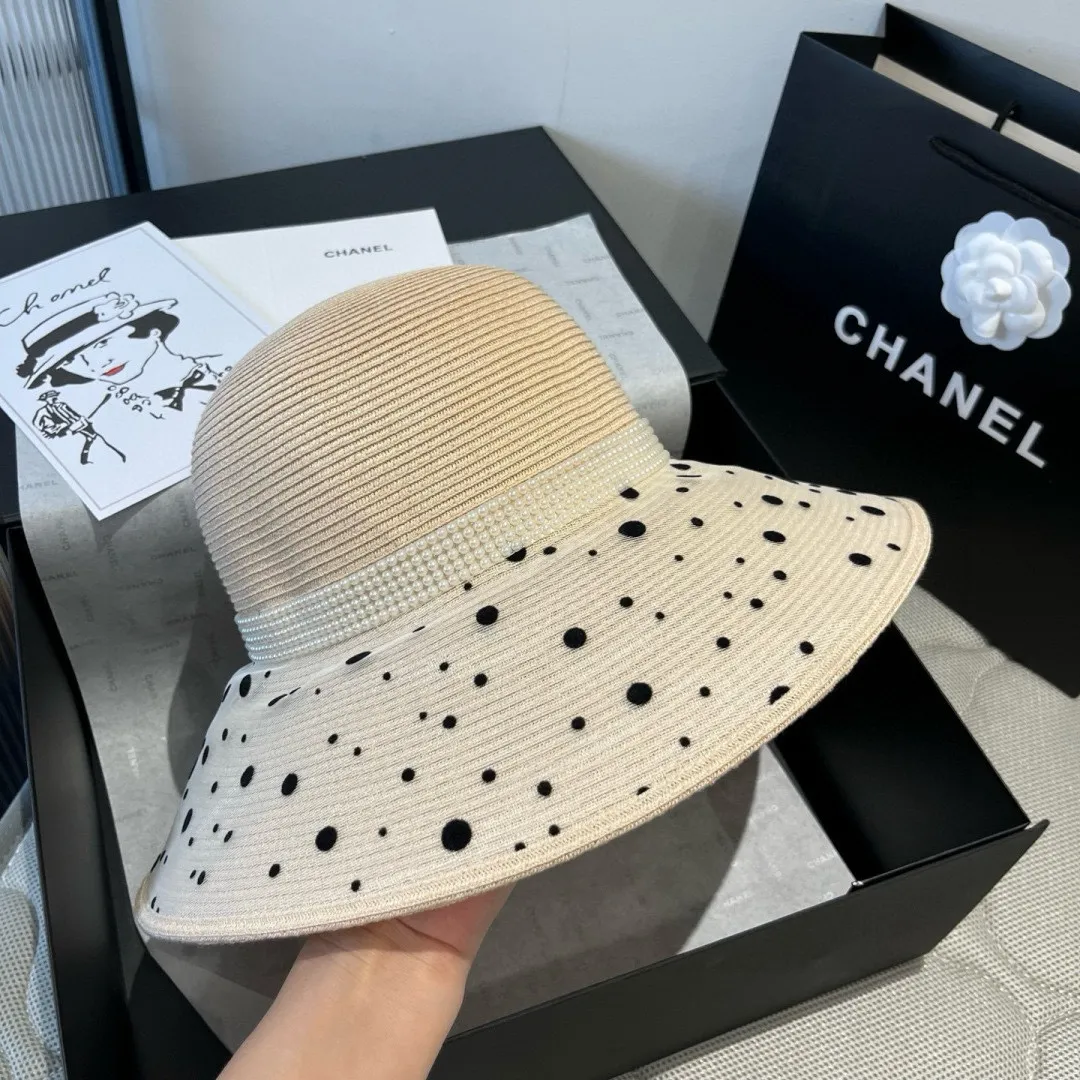 💰180¥ Valentino new basin hat, PP straw hat, basin hat, head circumference 57cm