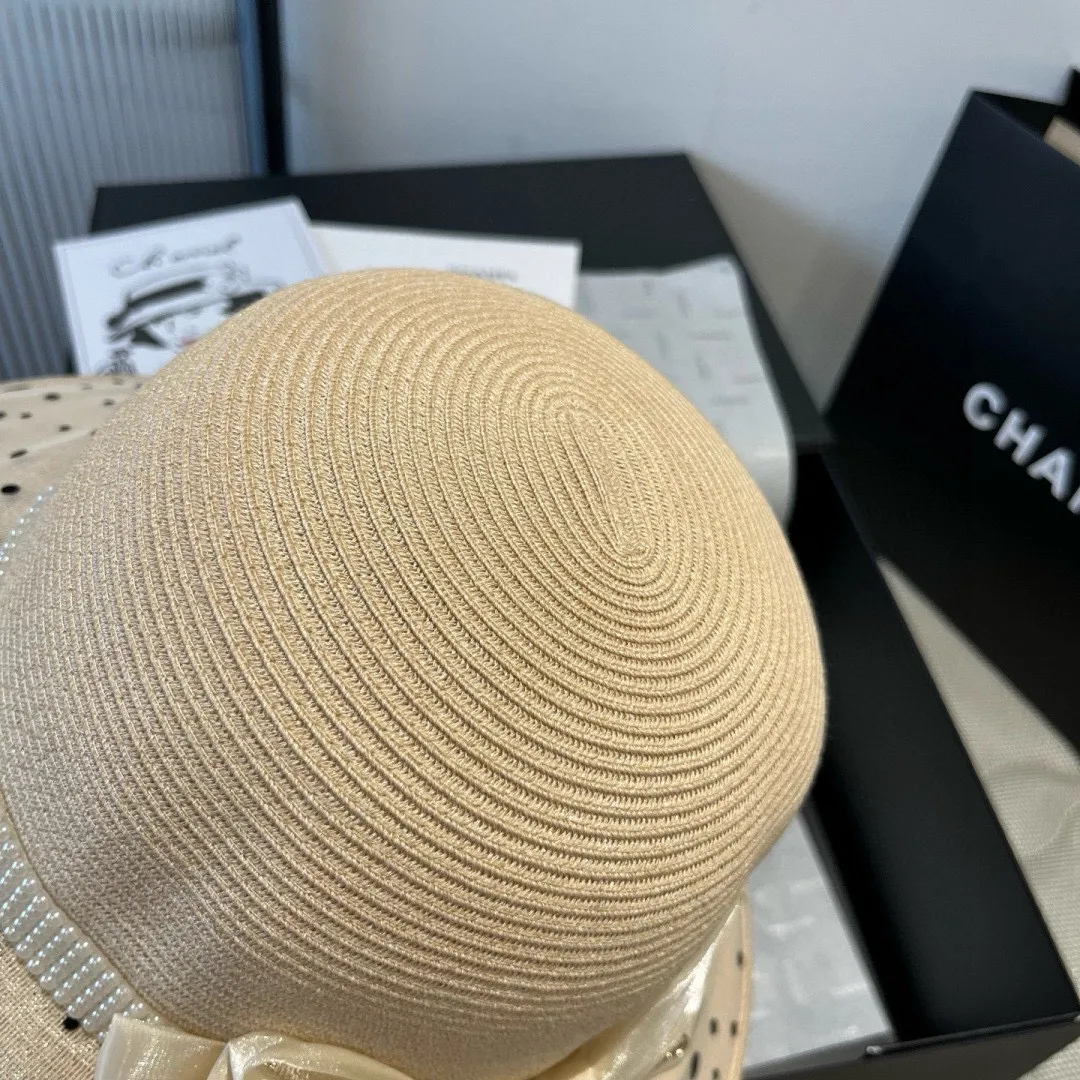 💰180¥ Valentino new basin hat, PP straw hat, basin hat, head circumference 57cm