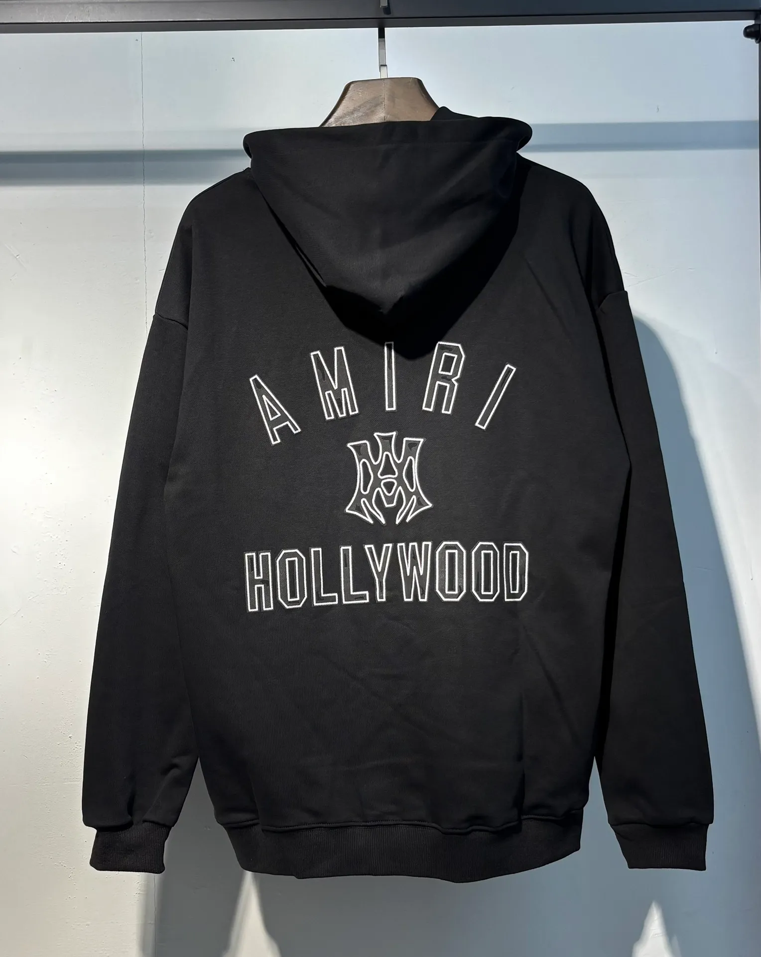 893 P230 autumn and winter new product AMIRI real shot sweatshirt black hanging shot S. M. L. XL