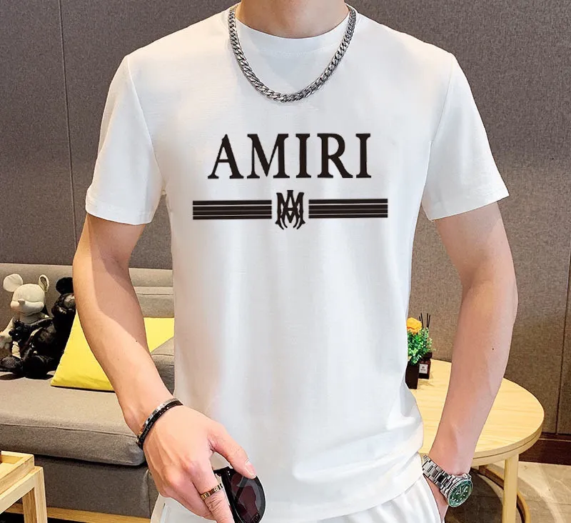 P320 [AMIRI] (Fat Man Gospel) The same style as the 2025 official website. World-renowned luxury brand. Summer men's (double mercerized) high-quality 🐂 suit. It is made of imported original fabrics. It is fashionable and trendy in the season. It is versatile and popular. Simple and elegant, precise workmanship allows you to be at the top of fashion. Size: M-5XL (can be worn up to 220 pounds)