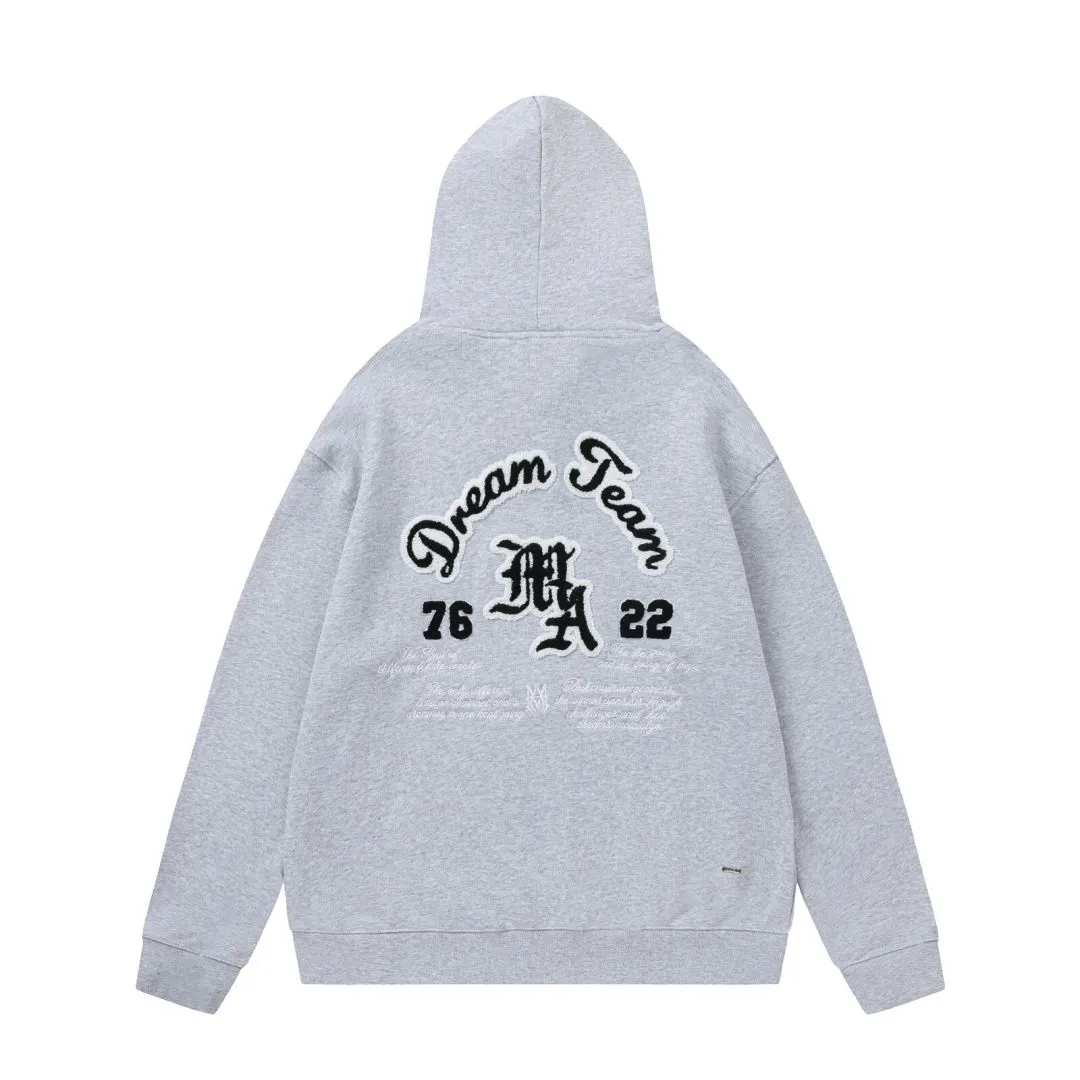 7166#P330AMIRI English letters towel embroidered LOGO, color: black, light floral gray. Size: S M L XL