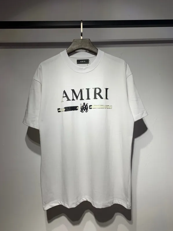 Model 654 P114 AMIRI real shot black hanging shot S. M. L. XL