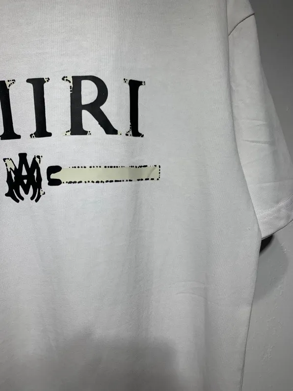 Model 654 P114 AMIRI real shot black hanging shot S. M. L. XL