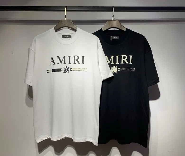 Model 654 P114 AMIRI real shot black hanging shot S. M. L. XL