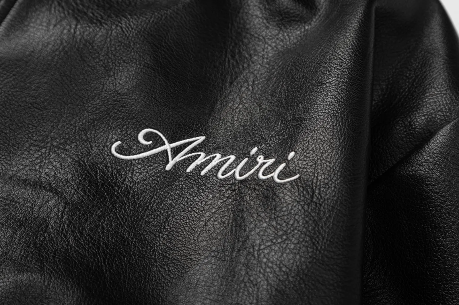 7203#P496, AMIRI embroidered logo, color: black, size: S M L XL