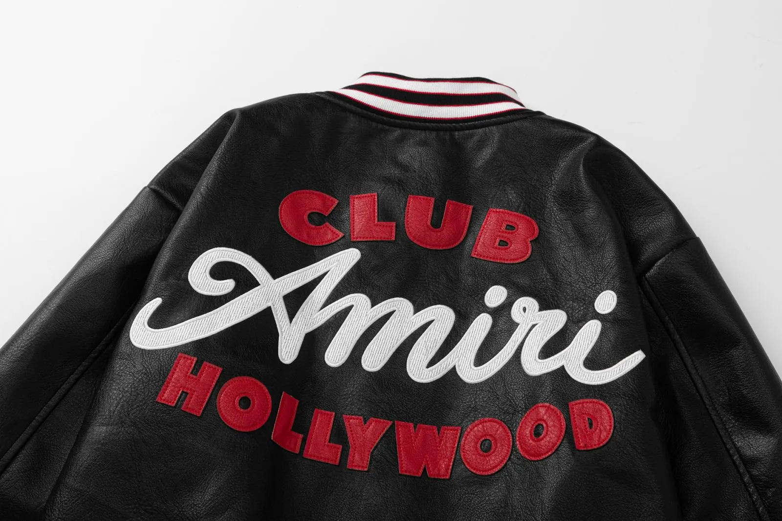7203#P496, AMIRI embroidered logo, color: black, size: S M L XL