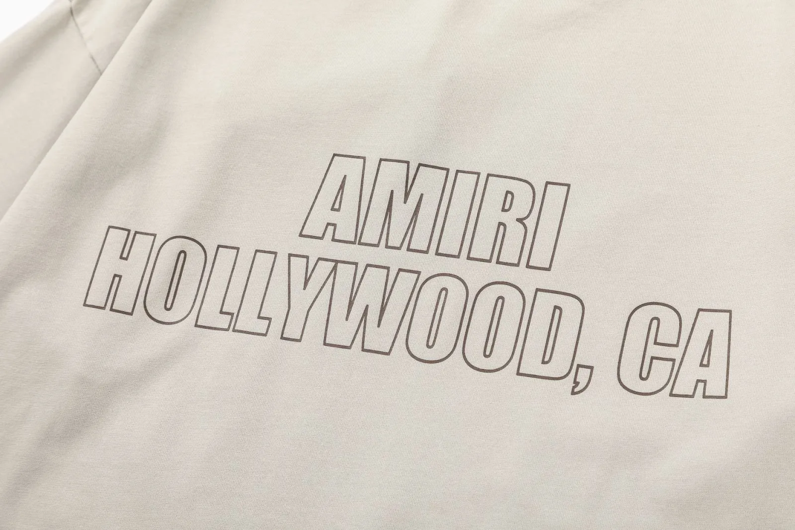 8027#P156amiri washed model with digital printed cracked logo, made of 300g fabric, color: black, dawn silver. Size: S M L XL