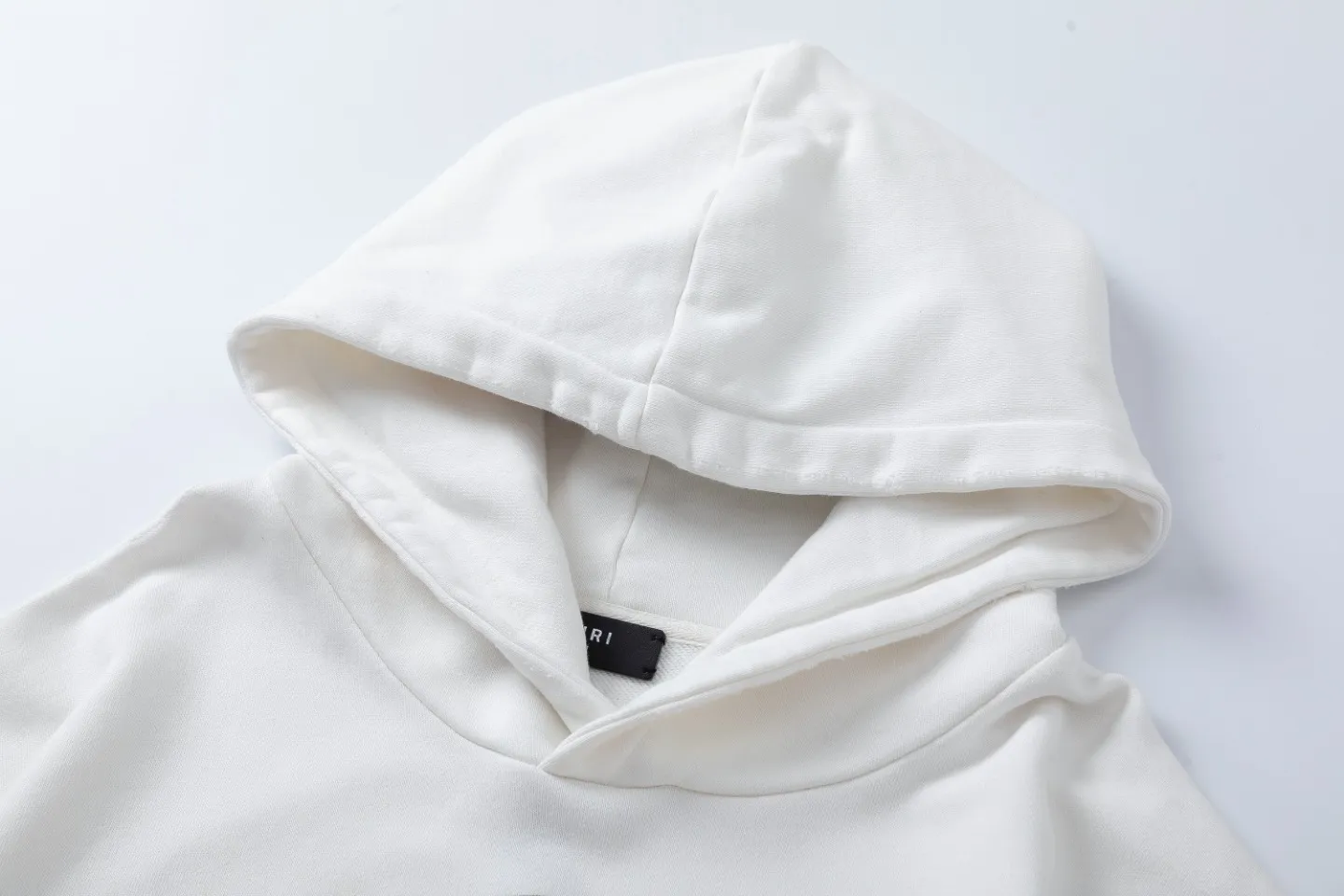7119#P330 washed and aged style, AMIRI patch embroidered logo. Color: white, black. Size: S M L XL