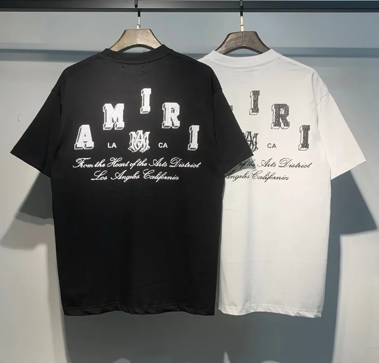 690 model P120 AMIRI real shot black white hanging S. M. L. XL