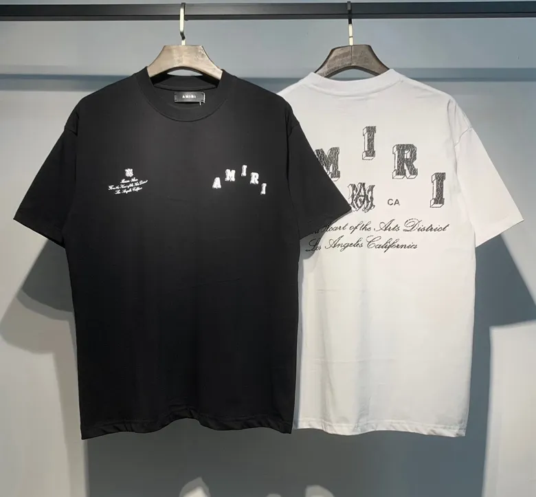 690 model P120 AMIRI real shot black white hanging S. M. L. XL