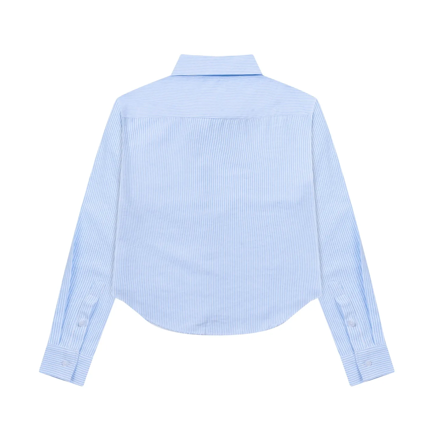 2230# AMI Paris 2025 early autumn new product ADC box type, chest pocket, classic invisible three-dimensional convex ironing small heart, casual cotton striped long-sleeved Oxford shirt, customized 180g pure cotton fabric, short loose version, same style for men and women. Color: gray and white, blue and white, code number: S-XL