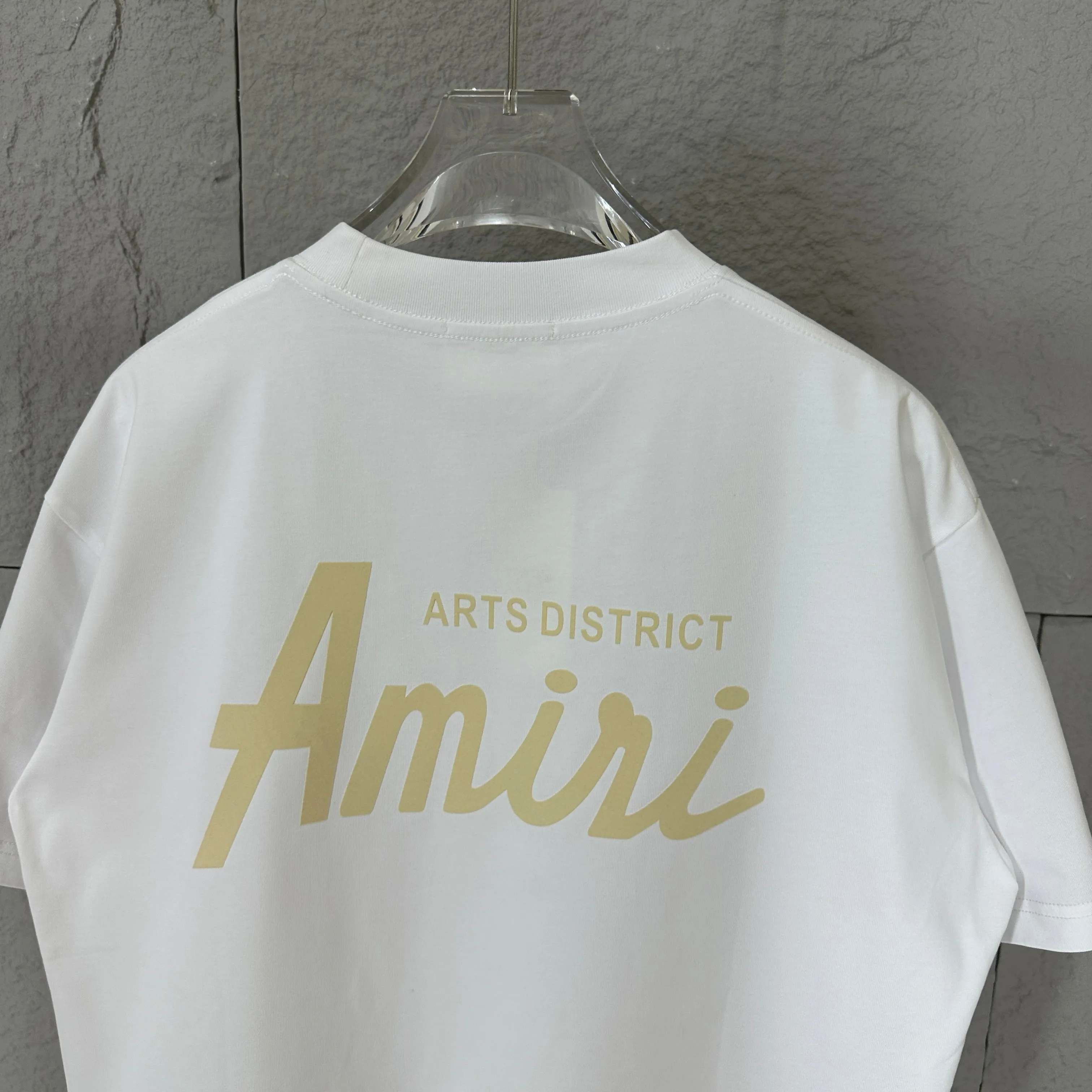 🅿️190 Ami Love 2025 Spring and Summer Style Classic Simple Flocking Three-dimensional Love Letters Personalized Logo Customized Double Yarn Plain Cotton Fabric Short Sleeve T-shirt Unisex Color: Black White Size: S (90-130 catties) M (120-150 catties) L (140-165 catties) XL (160-180 catties) XXL (180-210 pounds)