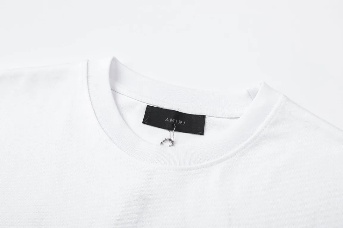 P160 AMIRI coconut palm hot diamond logo, color: black, white, size: S M L XL