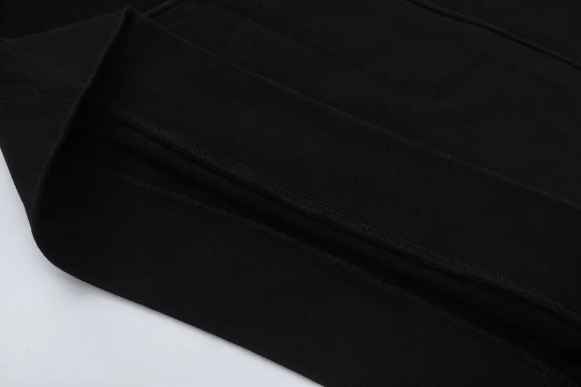 P320 7200#AMIRI classic letter logo printing, using 480 fabric washing process, color: black, size: S M L XL