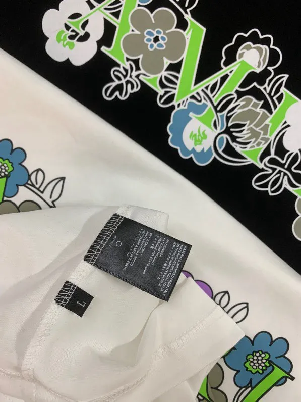 681 model P120 AMIRI real shot black white hanging shot S. M. L. XL
