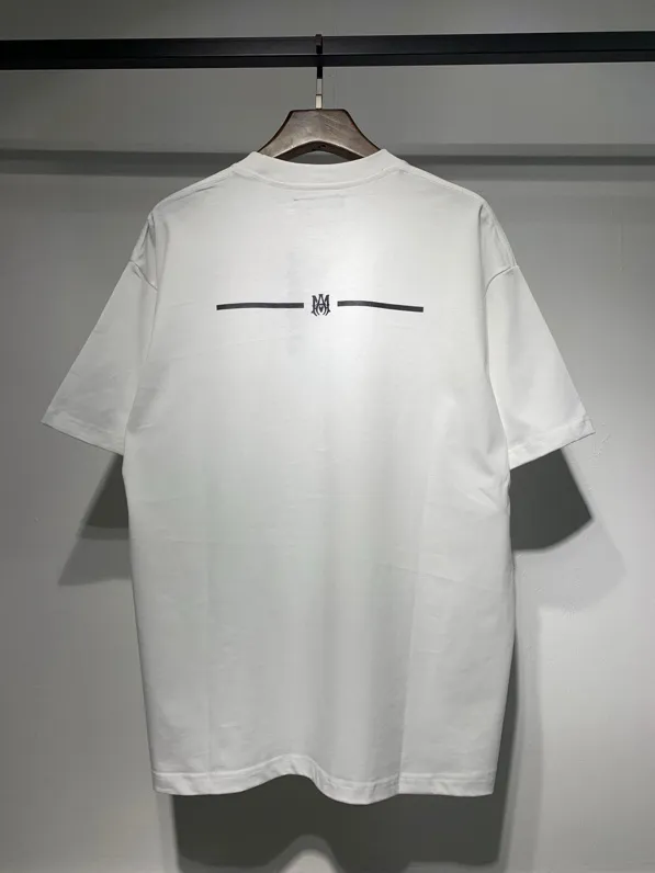 Model 668 P114 AMIRI real shot white black hanging shot S. M. L. XL