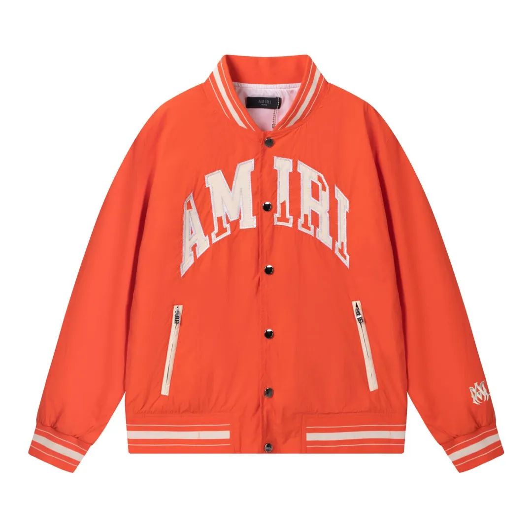 7178#P390AMIRI, patch embroidered LOGO, color: black, yellow and orange. Size: S M L XL