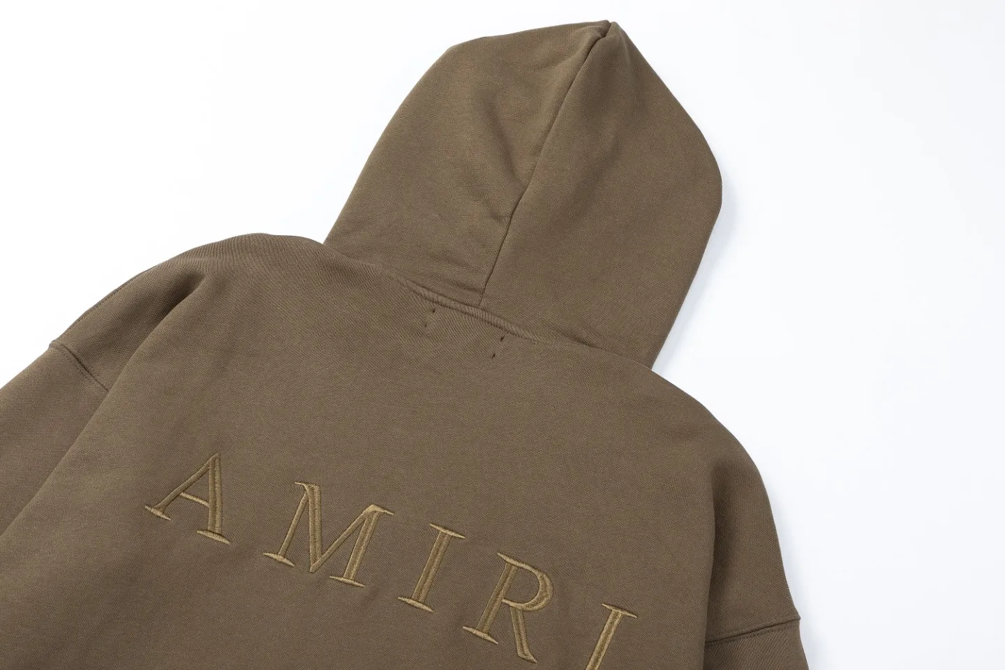 7020#P300AMIRI cross letter embroidery, hooded pullover long-sleeved tops, jackets, sweatshirts, men's and women's trendy high street designers. Color: black, coffee. Size;S M L XL