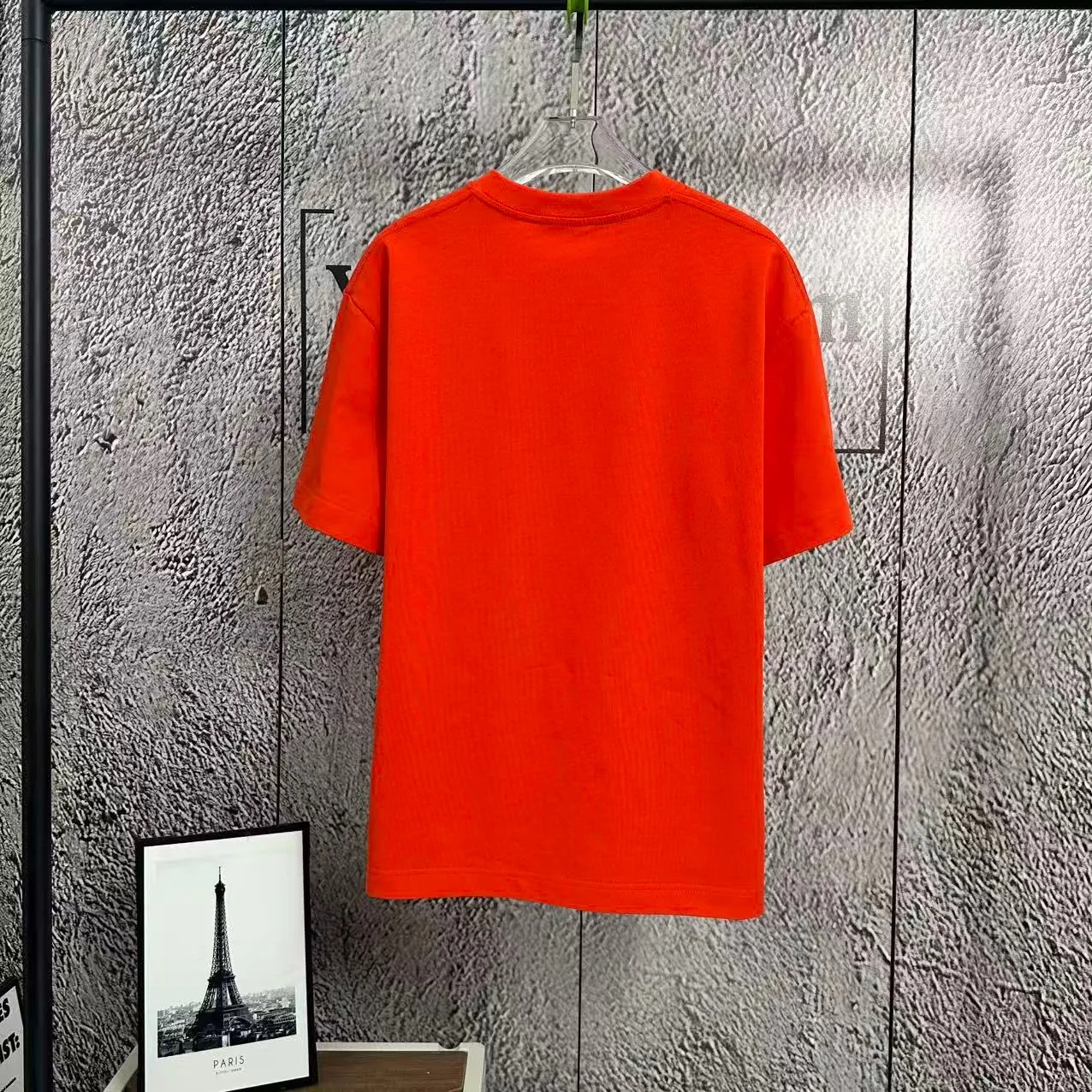 P150 𝙉𝙚𝙬⚜️Amy》 2026 spring and summer new short-sleeved T-shirt, heavyweight pure cotton, leather, ironing, drilling and gluing, personalized style. Color: white, red, black. Size: S M L XL XXL