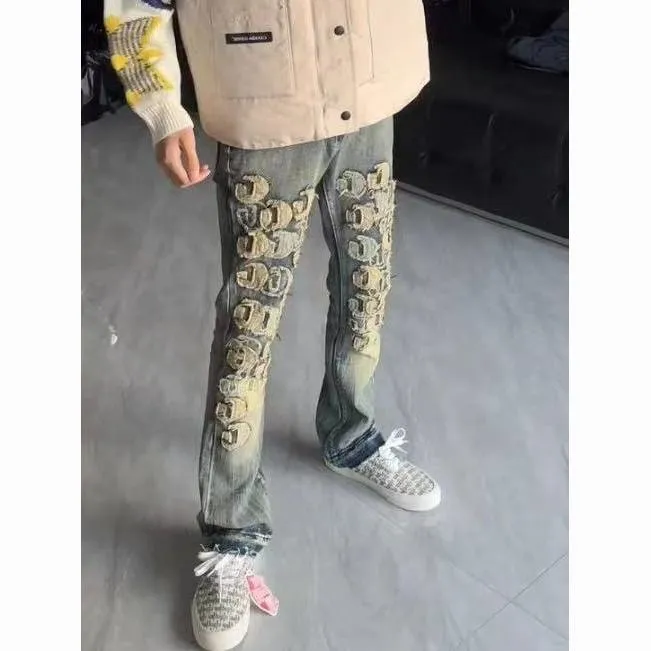 P190 Style No. Cc817 AMIRI MX1 high street jeans slim trousers FOG high street men's trend AMIRI In recent years, high street has become an increasingly common word in men's clothing. High street style has also become an important direction for everyone to match. Oversize is basically indispensable for high street related items. Color: Picture color Code number: m-2xl