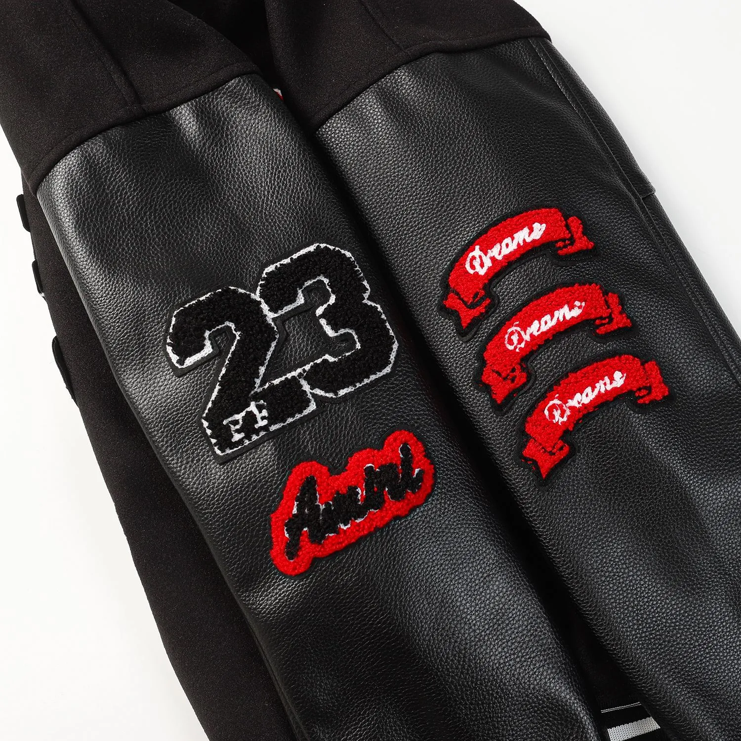 P400 model number 666 AMIRI's new baseball jacket with tiger towel embroidery and thousands of stitches embroidery, high weight dragon and phoenix nylon fabric with pebbled leather sleeves, heavy industry hardware restored one to one M L XL XXL