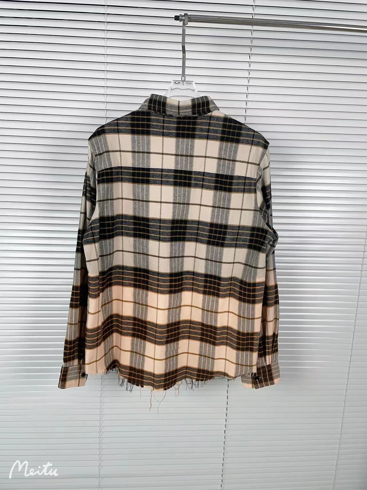 7107#P300, AMIRI hem tassel high street style shirt, size: S M L XL
