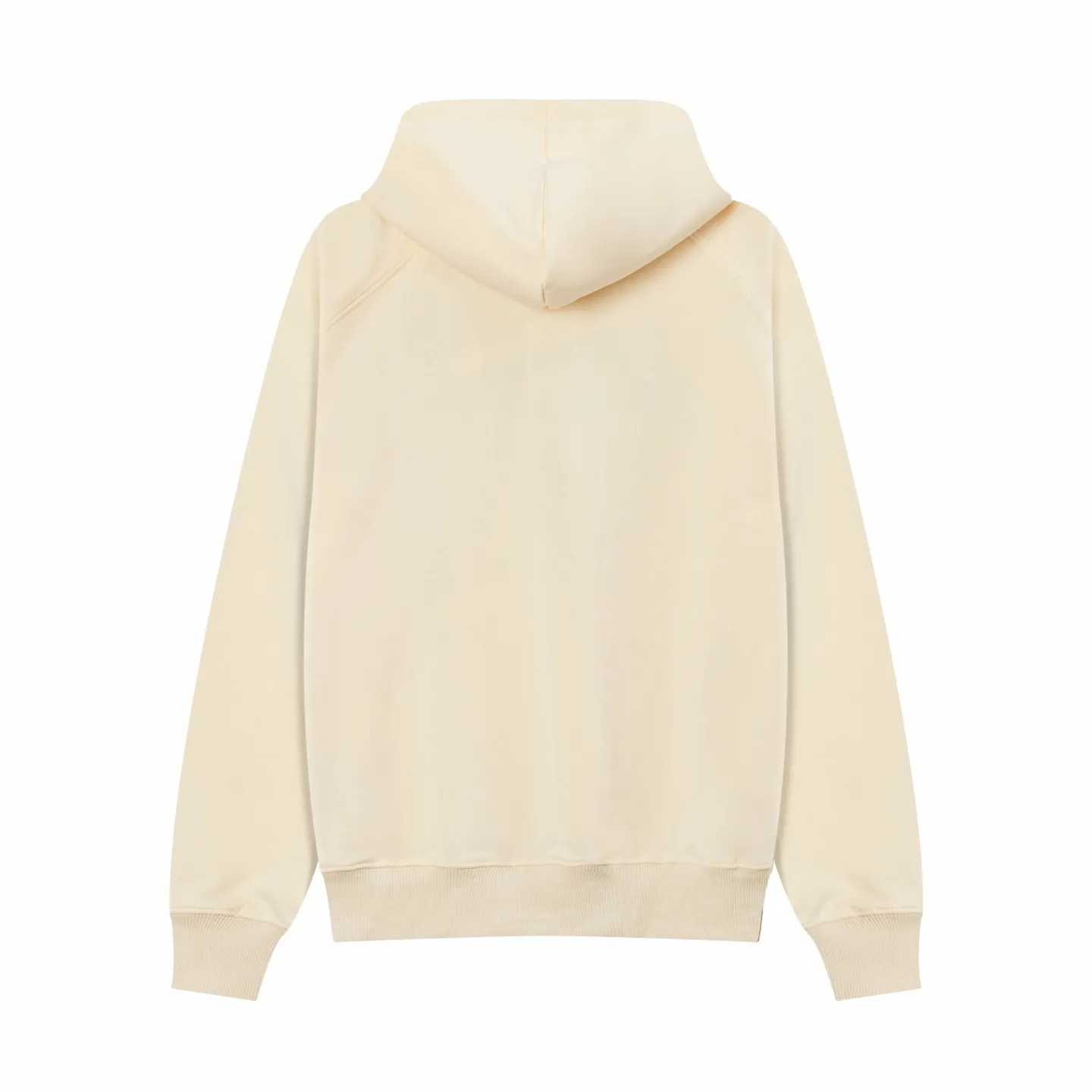 663# AMI PARIS 25SS early spring new crochet monogram micro-label hooded sweatshirt, customized 360g pure cotton fabric, YP replica, new main wheat, washable wheat QR code can be scanned, same style for men and women, color: Baolan apricot, code number: S-XL
