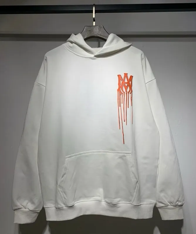 859 P220 AMIRI real shot sweatshirt black and white hanging shot S. M. L. XL