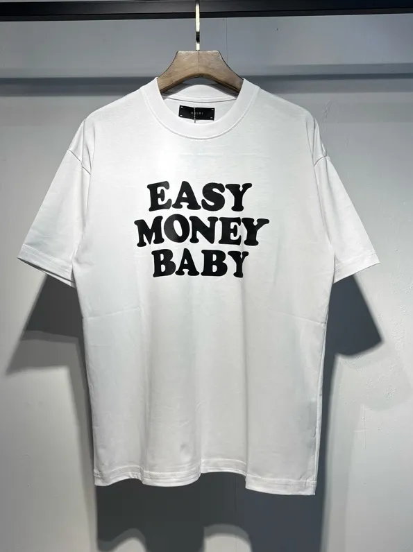 748 model P114 AMIRI real shot black white hanging shot S. M. L. XL