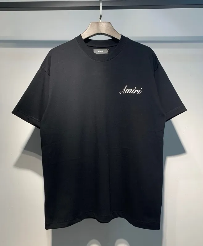 682 model P114 AMIRI real shot black white hanging shot S. M. L. XL