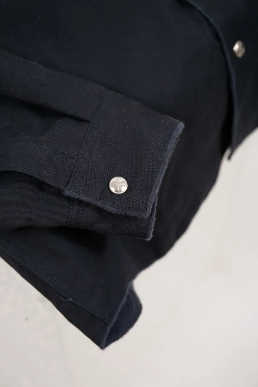 SIZE CHART MORE DETAILS DIOR AND LEWIS HAMILTON Navy blue cotton denim jacket shirt