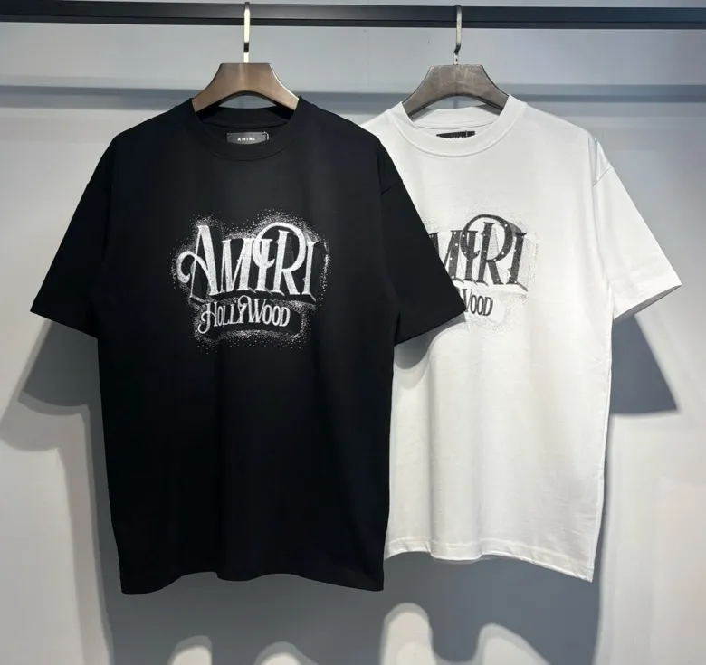 727 model P126 AMIRI real shot black white hanging shot S. M. L. XL