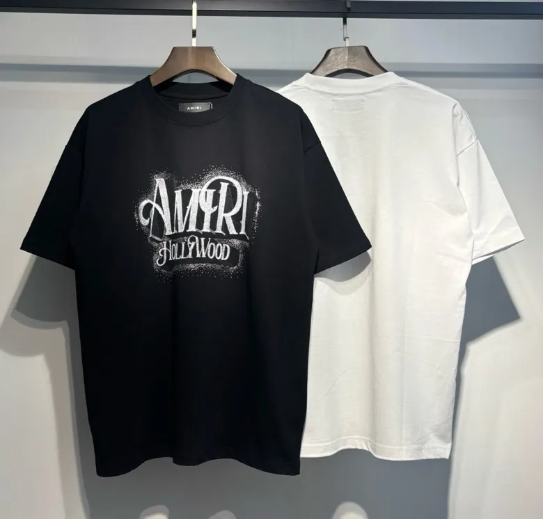 727 model P126 AMIRI real shot black white hanging shot S. M. L. XL